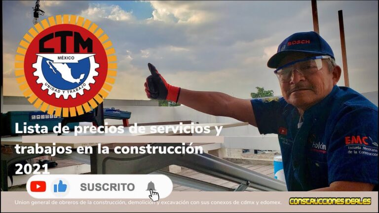 Guía de precios de mano de obra para construcción