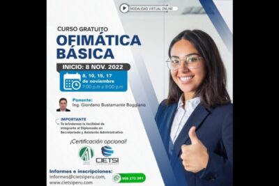 Cursos de Ofimática Online con Certificación