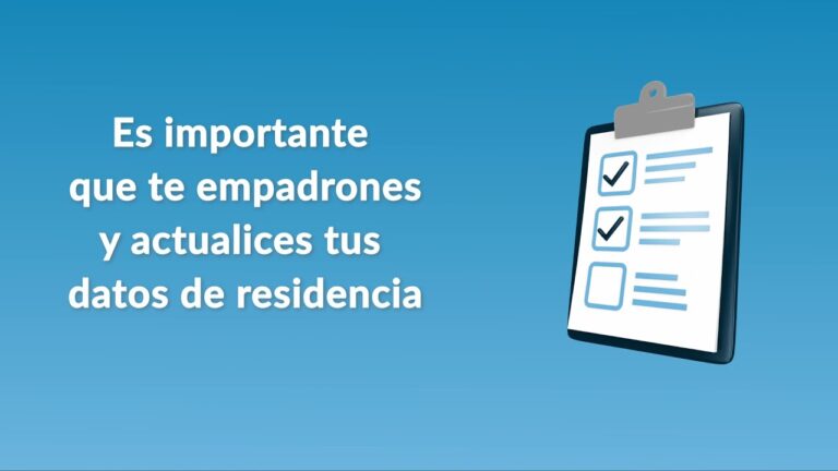 Actualización de datos en el empadronamiento de Madrid