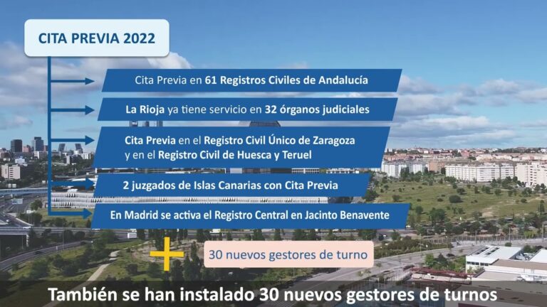 Servicios y horarios del Registro Civil de Madrid