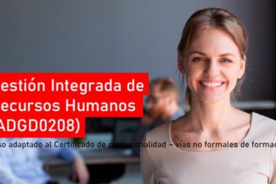 Adgd0208: Gestión Integrada de Recursos Humanos