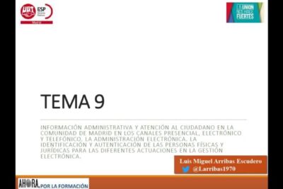 Temario Auxiliar de Control e Información: Comunidad de Madrid Simplificado