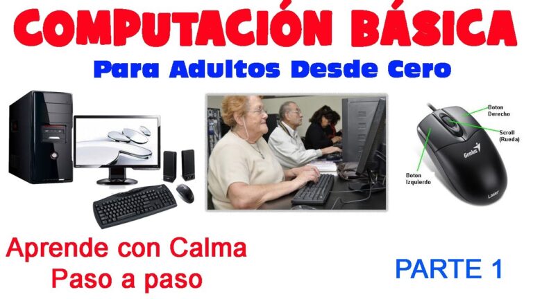 Curso de informática básica para adultos: Aprenda habilidades clave en tecnología