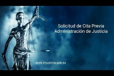 Cita previa trámites justicia Madrid