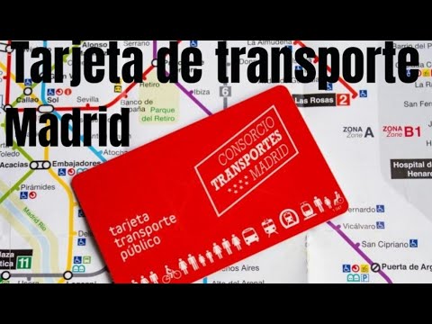 Requisitos para tarjeta transporte turística Madrid