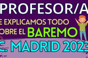 Optimización del baremo de puntos para oposiciones de secundaria en Madrid 2024