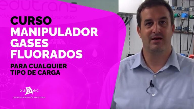 Curso de Manipulador de Gases Fluorados: Optimización y Conciencia