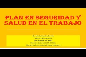 Plan de Seguridad y Salud: Modelo Optimizado y Conciencia