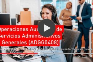 Curso de Operaciones Auxiliares en Servicios Administrativos y Generales: Optimización y Concisión