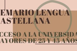 Temario de acceso a la universidad para mayores de 25 años en la UNED